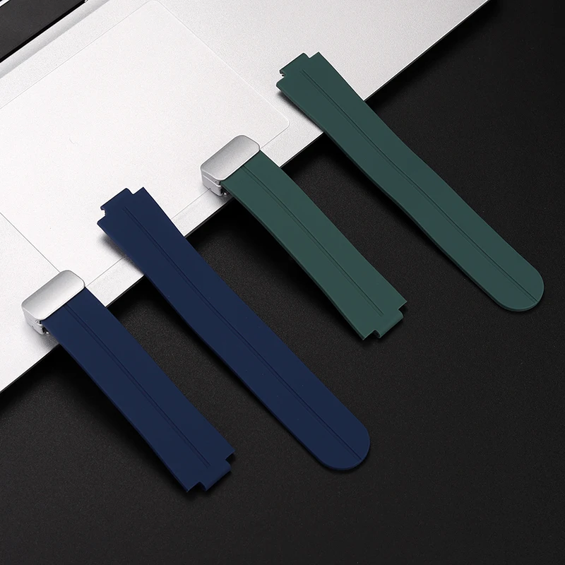 Waterproof Silicone Watch Strap Accessories For Casio Edifice Series EFR-S108 Rubber Watch Strap Magnetic Buckle Bracelet