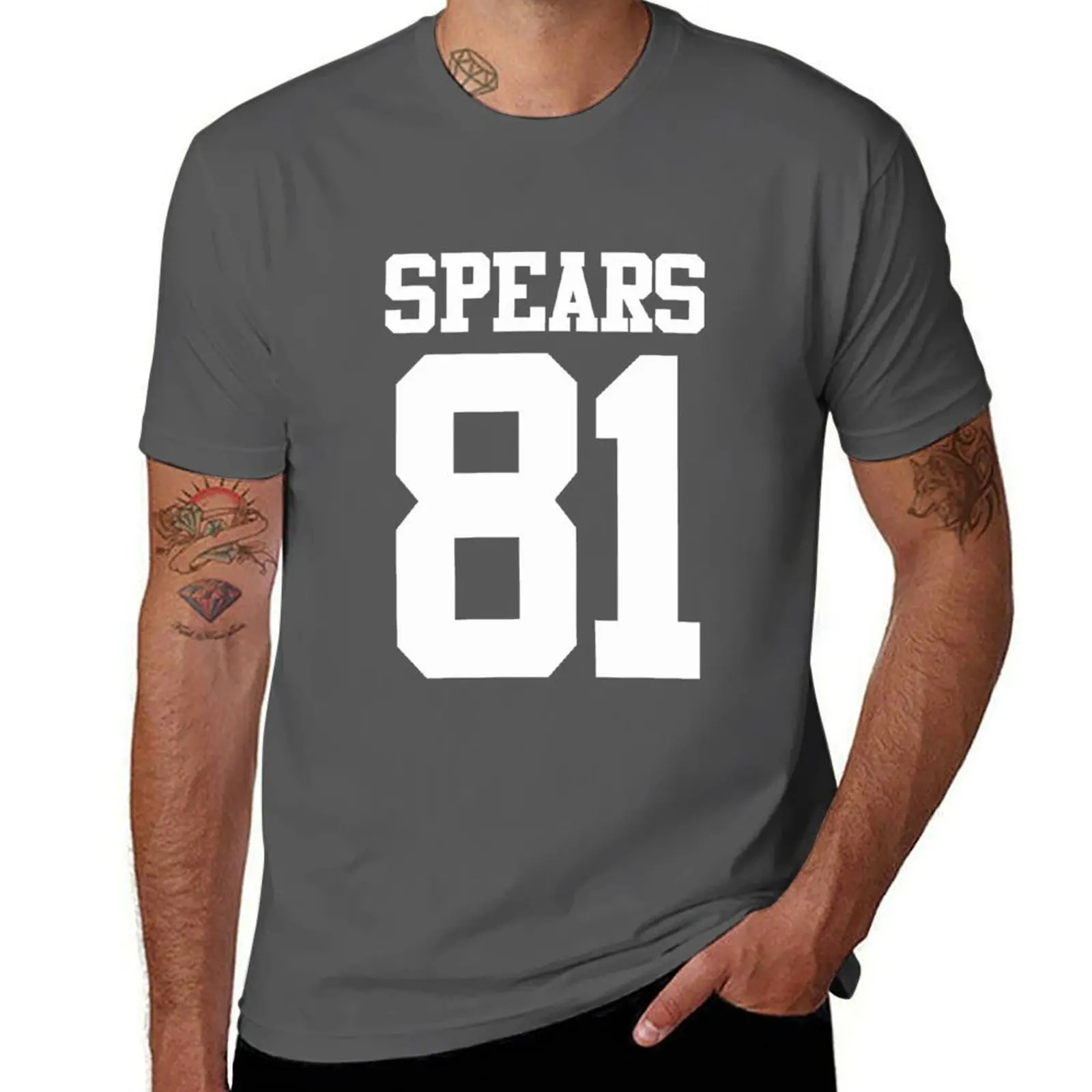 SPEARS 81 T-Shirt Modern Print Casual T-Shirt