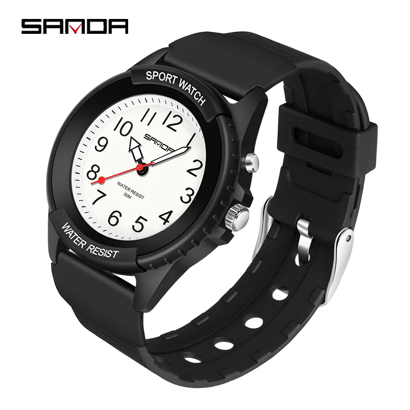 Fashion Sanda Top Brand Outdoor Sport Watch Waterproof Digital Men Casual Top Quality Quartz Wrist Men's Clock Reloj Hombre