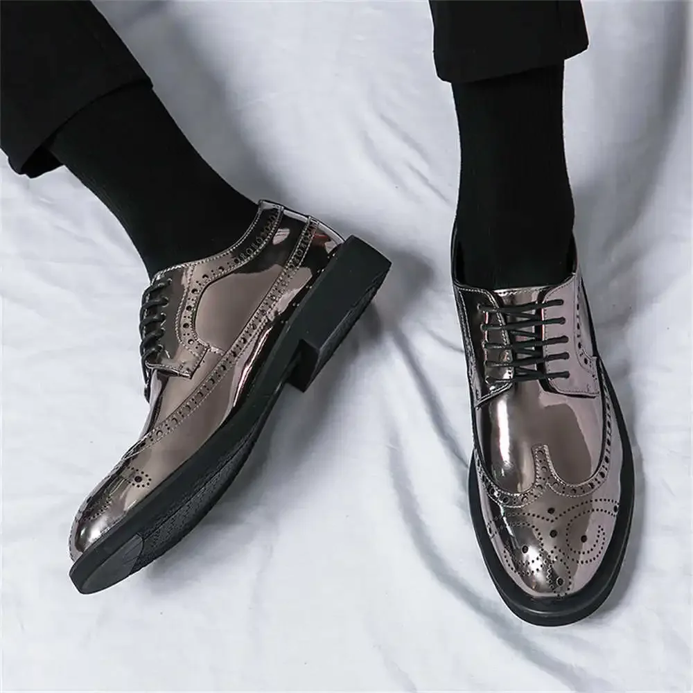 Normal Leather Brogues Men's Brands Heels Shoes For Dresses Dress Men Sneakers Sports Shose Models Casual Affordable Price
