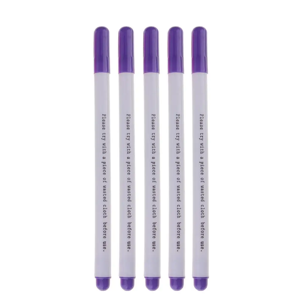 

5 Pieces 2mm Air Erasable Pen Auto-Vanishing DIY Fabric Marking