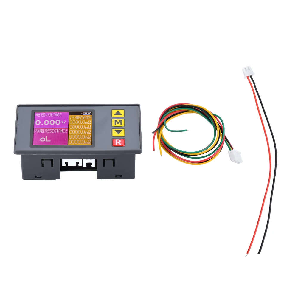 TS457 DC5V Voltage Internal Resistance Tester AC 4-wire Method 0.001V-45.00V 0.1mΩ -6.999Ω DC Tester with XH-2.54-2P Line