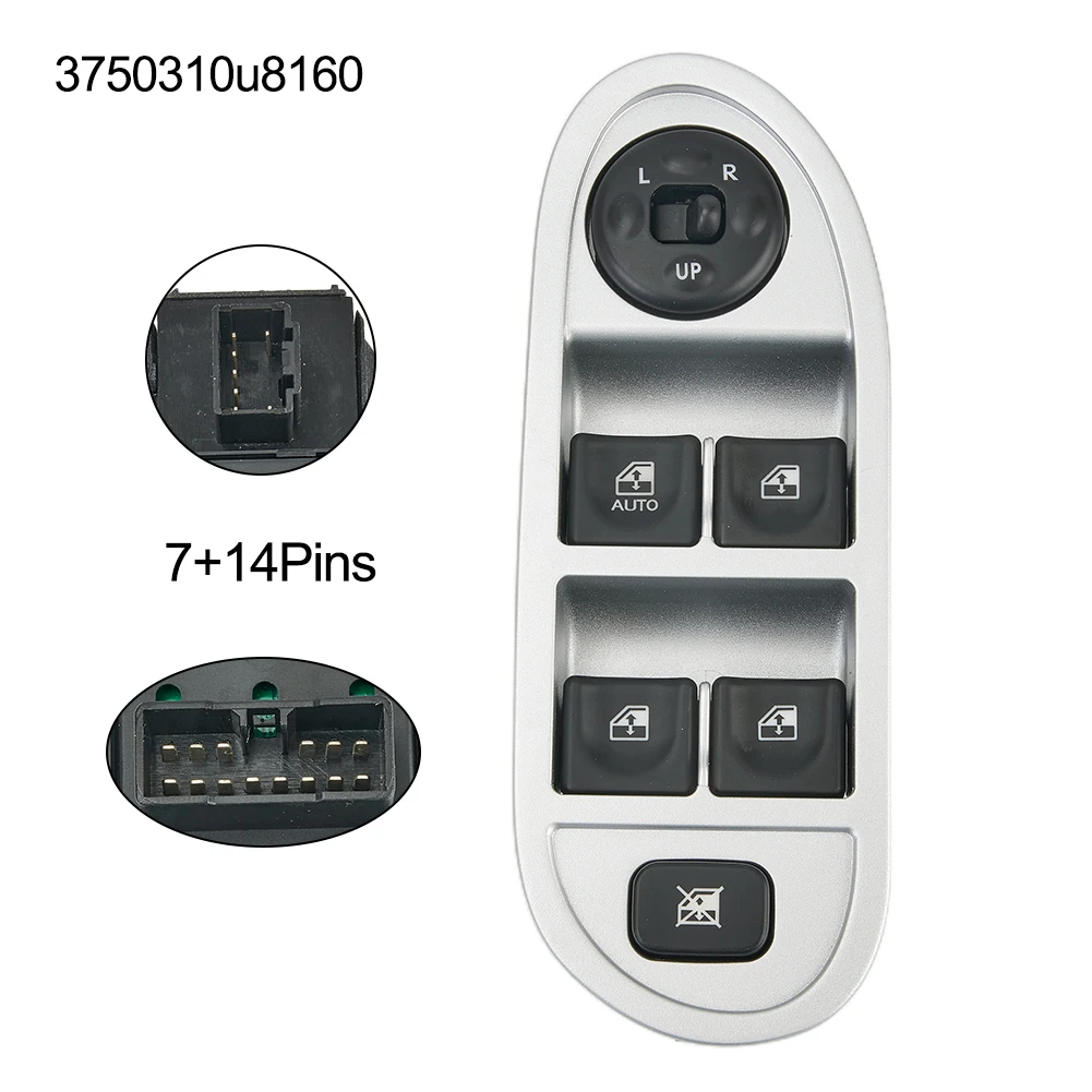 Switch Glass Control Switch Plastic Replacement 1pc 3750310U8160 Car Accessories For JAC J3 Highly Recommended