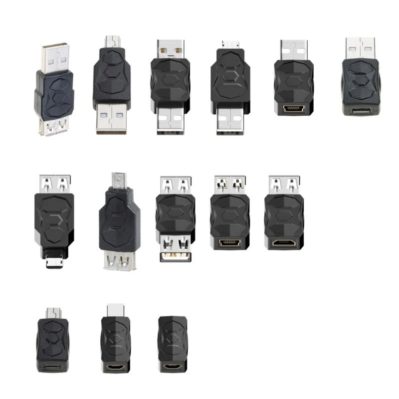 R53C USB MicroUSB /Mini USB Männliche Weibliche Konverteradapter USB -Adapter ändern