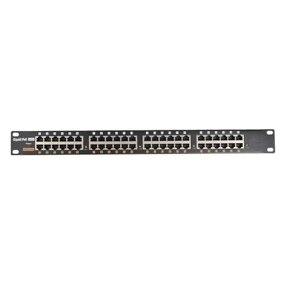 24 Port Gigabit PoE Injector Power Over Ethernet 10/100/1000 Mbps Rack Mount IP Cameras Phones WiFi AP Cisco Devices 240W