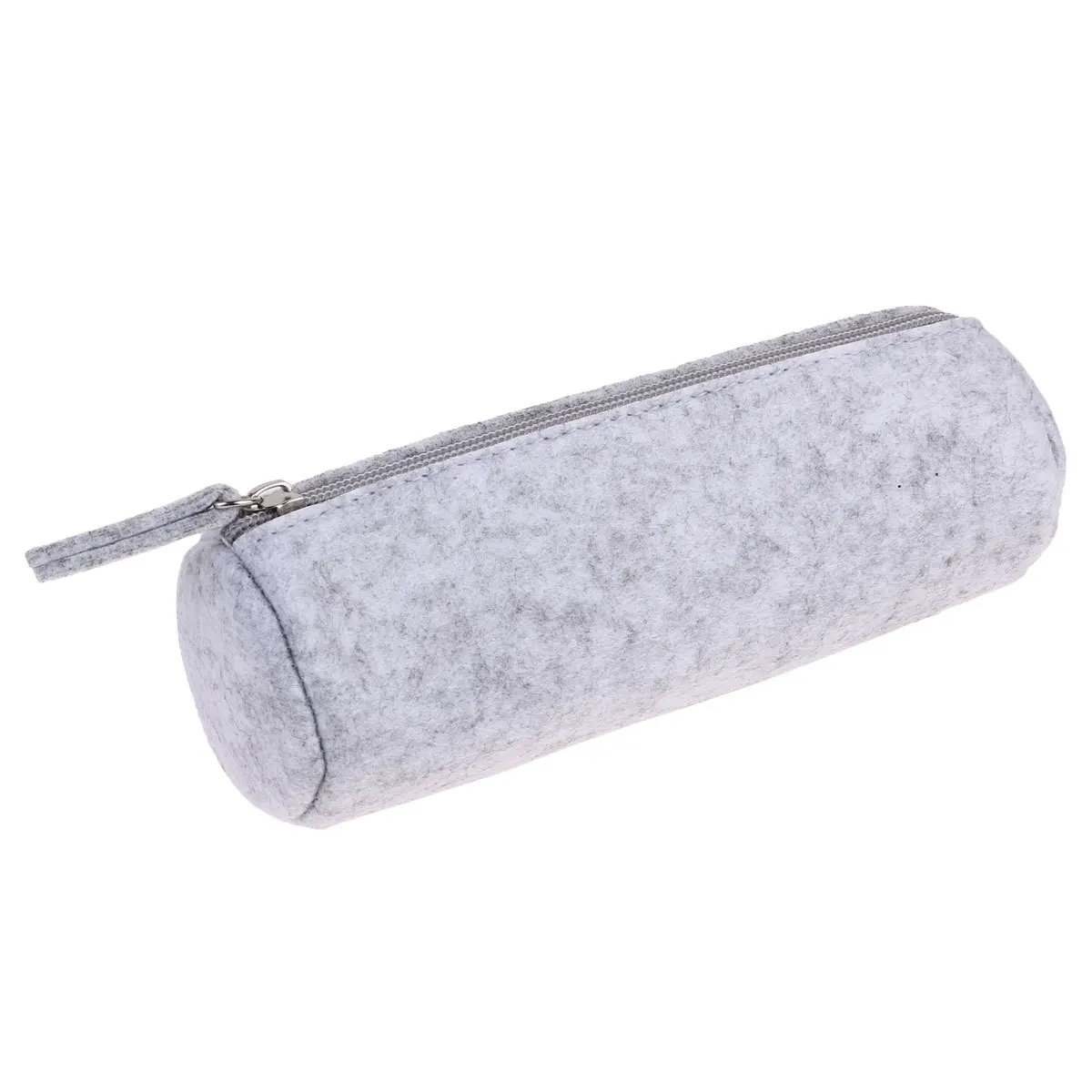 4pcs Pencil Case Pen Organizer Felt Stationery Bag For School Office Supplies Multi-Use Pouch Zipper Closure Scratch