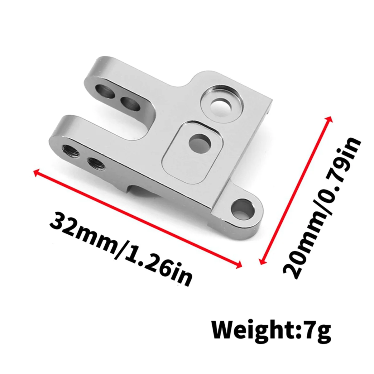 For TRAXXAS TRX4 Trx6 1/10 Climbing Bike Thrust Rod Holder 7075 Aluminum Thrust Rod Holder