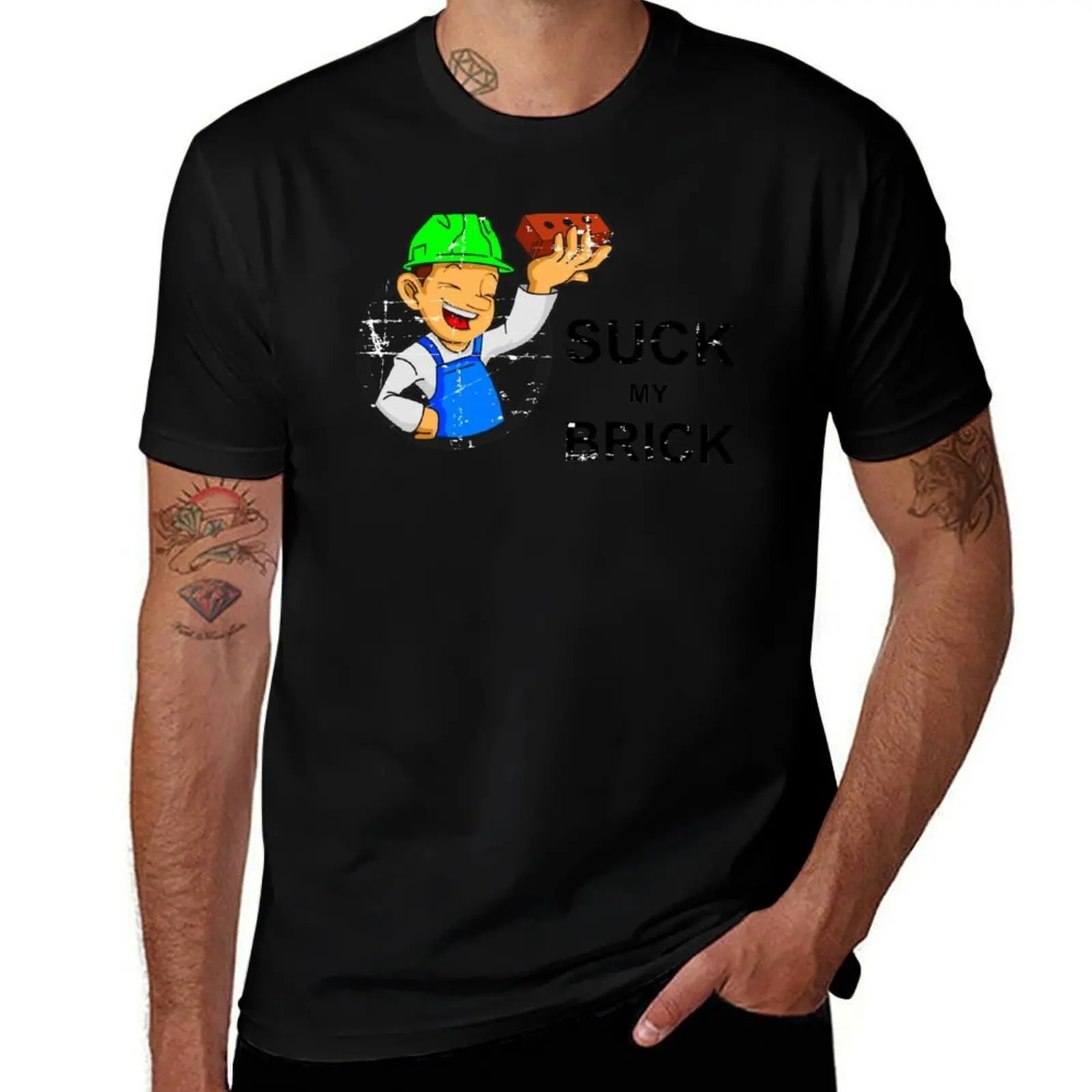 Funny, Humorous Tee for Bricklayers T-Shirt Long Lasting Casual T-Shirt