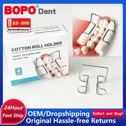 4pcs/Box Dental Orthodontic Clip Cotton Roll Holder Stainless Steel Odontologia Accesorios Dentistry Productos Dentales