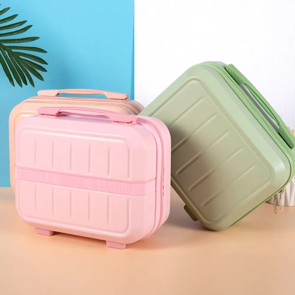 14 inch Hand Luggage Organizer Case Mini Travel Suitcase Cosmetic Box Boarding Case Small Password Box