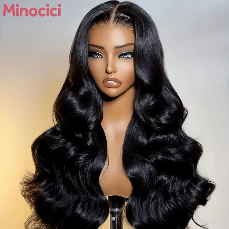 

Парик из натуральных волос Body Wave плотностью 250, 100% бразильские волосы, парик с HD-шлейфом 13x4, безклеевой парик с закрытием 5x5, черный парик с фронтальным шлейфом 13x6