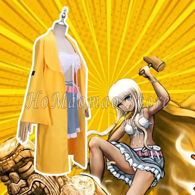 

Angie Yonaga Cosplay Costume Anime Danganronpa V3 Killing Harmony Cosplay Sexy Uniform Wig Christmas Carnival Costume for Girls