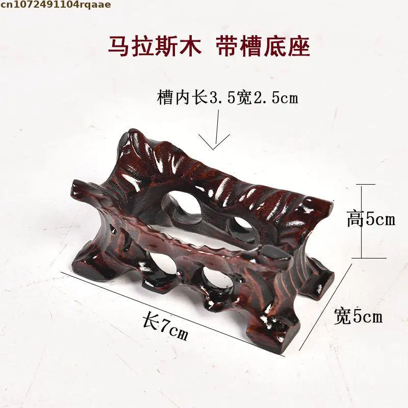 Wooden Root Carving Display Base Desktop Display Stand for Natural Stones Crafts Ornaments Home Office Decoration Holder