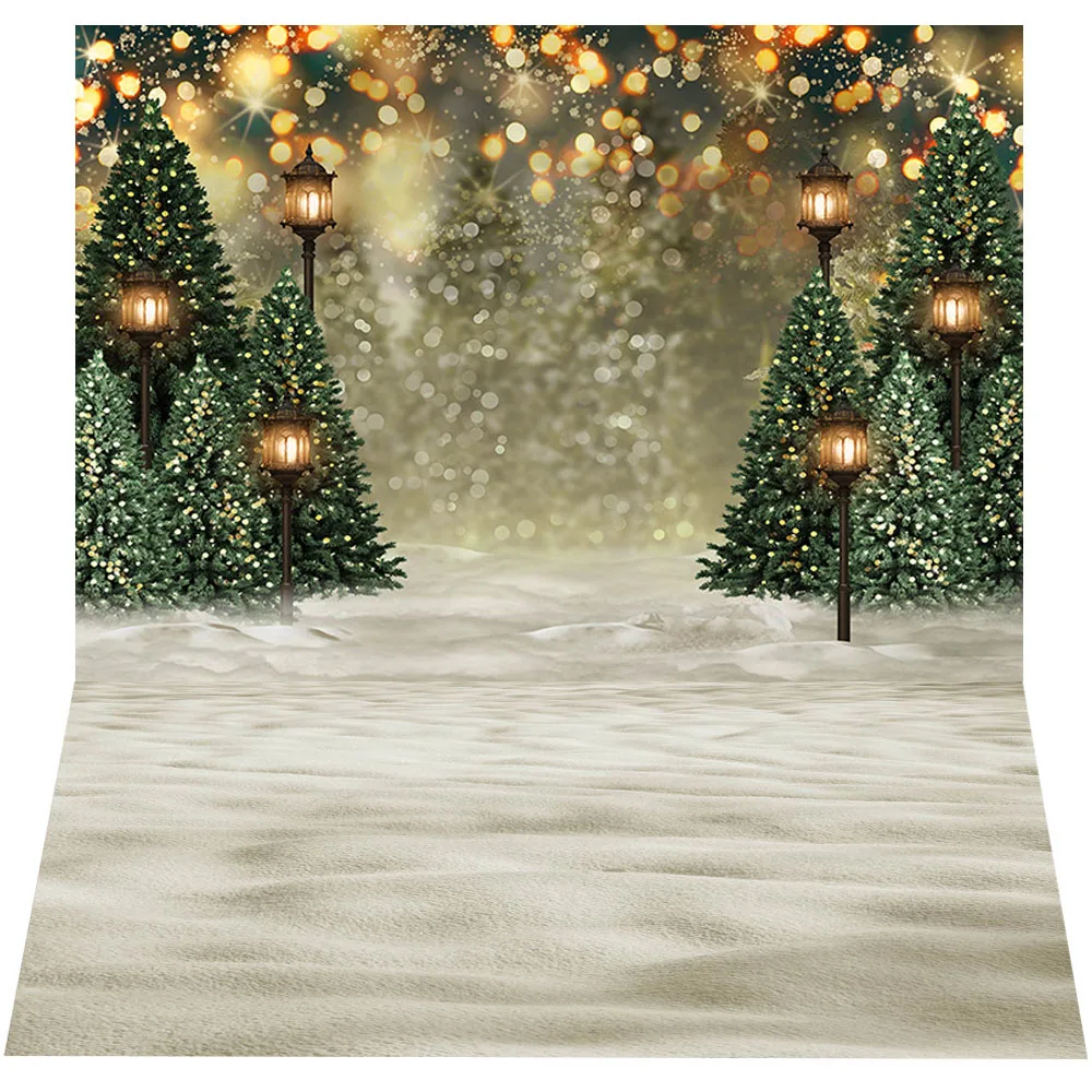 Fondos de fotografía de Navidad, decoración de árbol de Navidad, Fondo de sesión fotográfica, Bokeh, retrato familiar para niños, accesorios para cabina de estudio