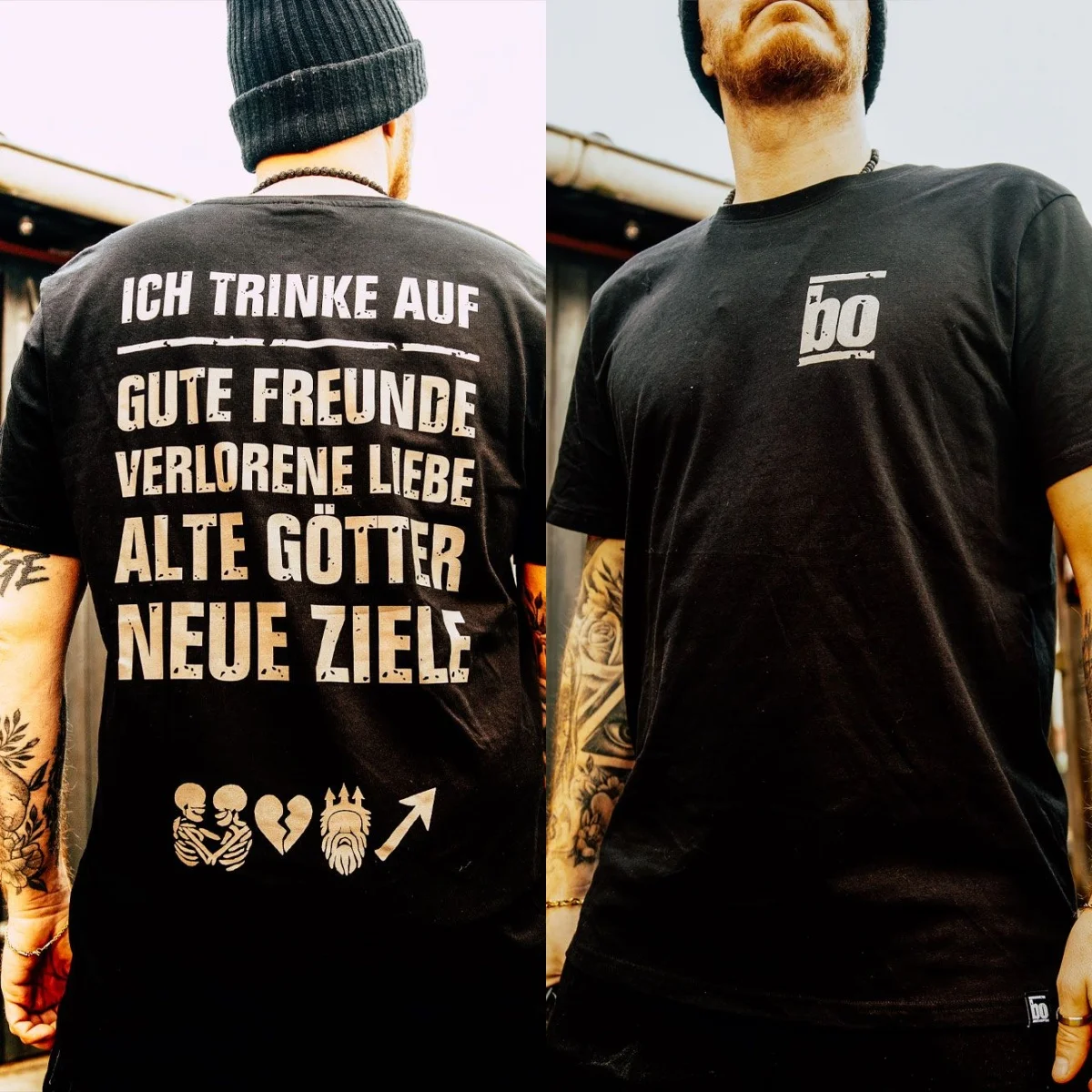 Auf Gute Freunde Böhse Onkelz Band T-Shirt Baumwolle Grafik-T-Shirt Herren Damen Sommer Streetwear