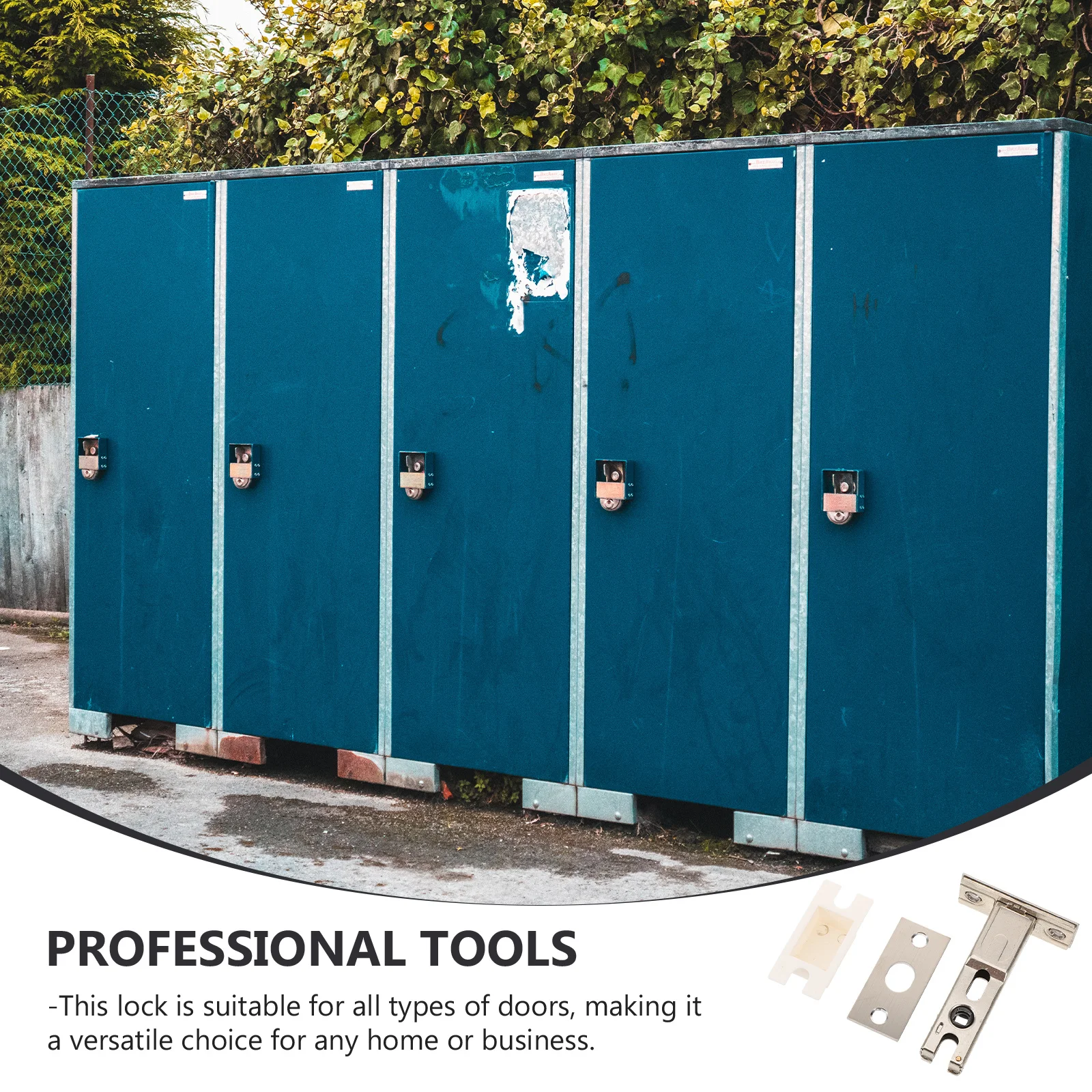 

Door Lock Latch Replacement Part Universal Fit for Wood and Metal Doors Oblique Lock Tongue Durable Stainless Steel Door Catch