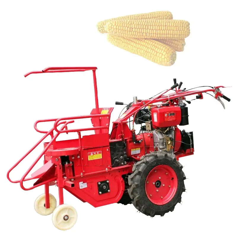 Small Corn Harvester Machine Hand Push Corn Combine Harvester With China Manufacturer