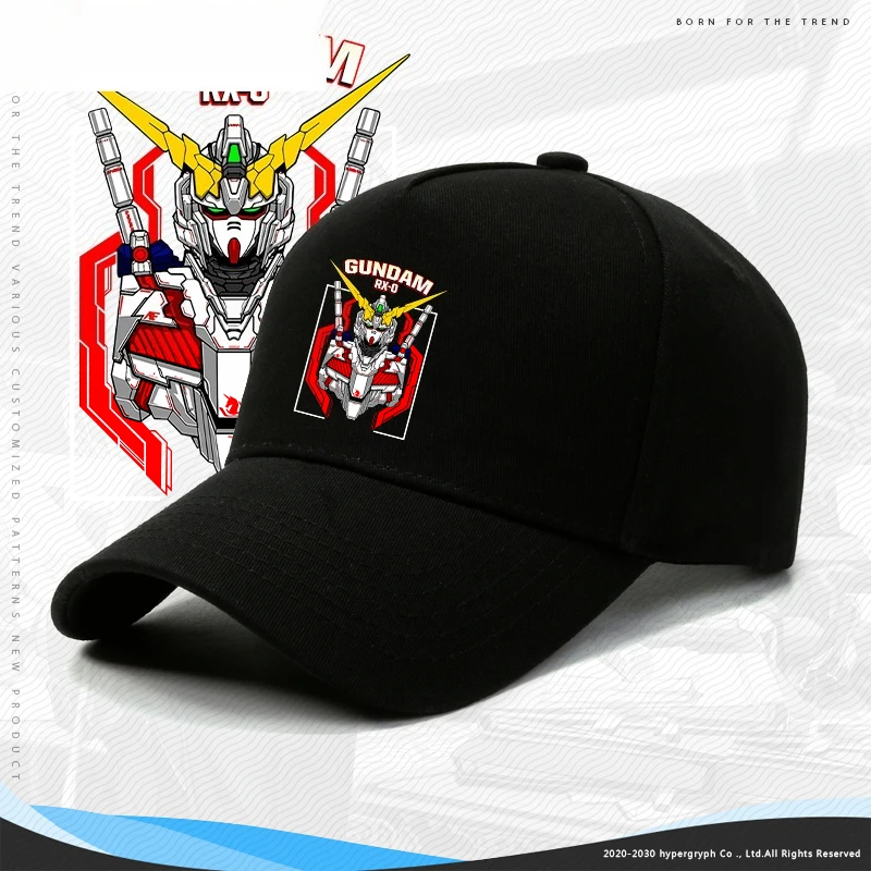 機動戦士ガンダムユニコーンティーンアニメ男性と女性のファッション多用途日焼け止め夏シェードキャップ野球帽ギフト