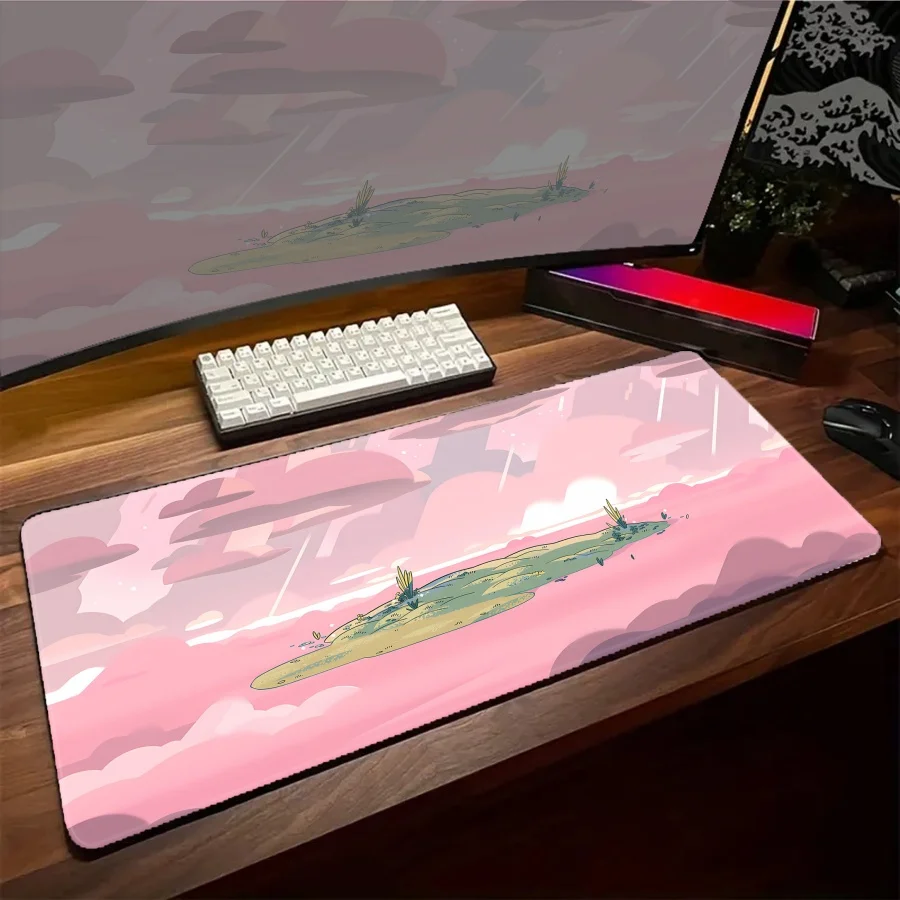 XXXL Happy Words Mouse Pad Computer Laptop Keyboard Pads Mouse Mat Large Mousepad Gamers Decoracion Desk Mat