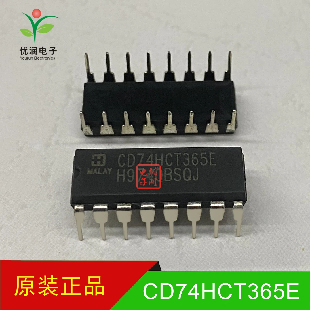 10PCS/CD74HCT365E 74HCT365 [brand new original genuine product] DIP-16 inline buffer/driver