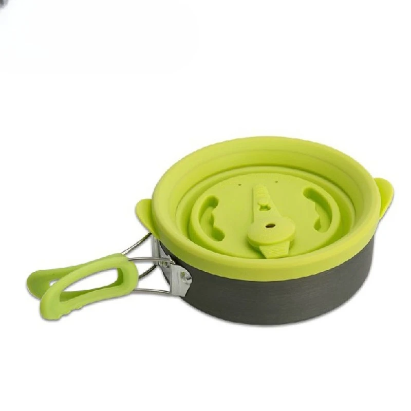 

Многофункциональная силиконовая крышка для чайника с колокольчиком, для использования на природе, для кемпинга, пикника, для сковороды, для жарки, CW-K05