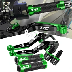Motorcycle Accessories Brake Clutch Levers Knobs Handlebar Grips Ends For Kawasaki Z750 Z 750 (not Z750S model) 2004 2005 2006