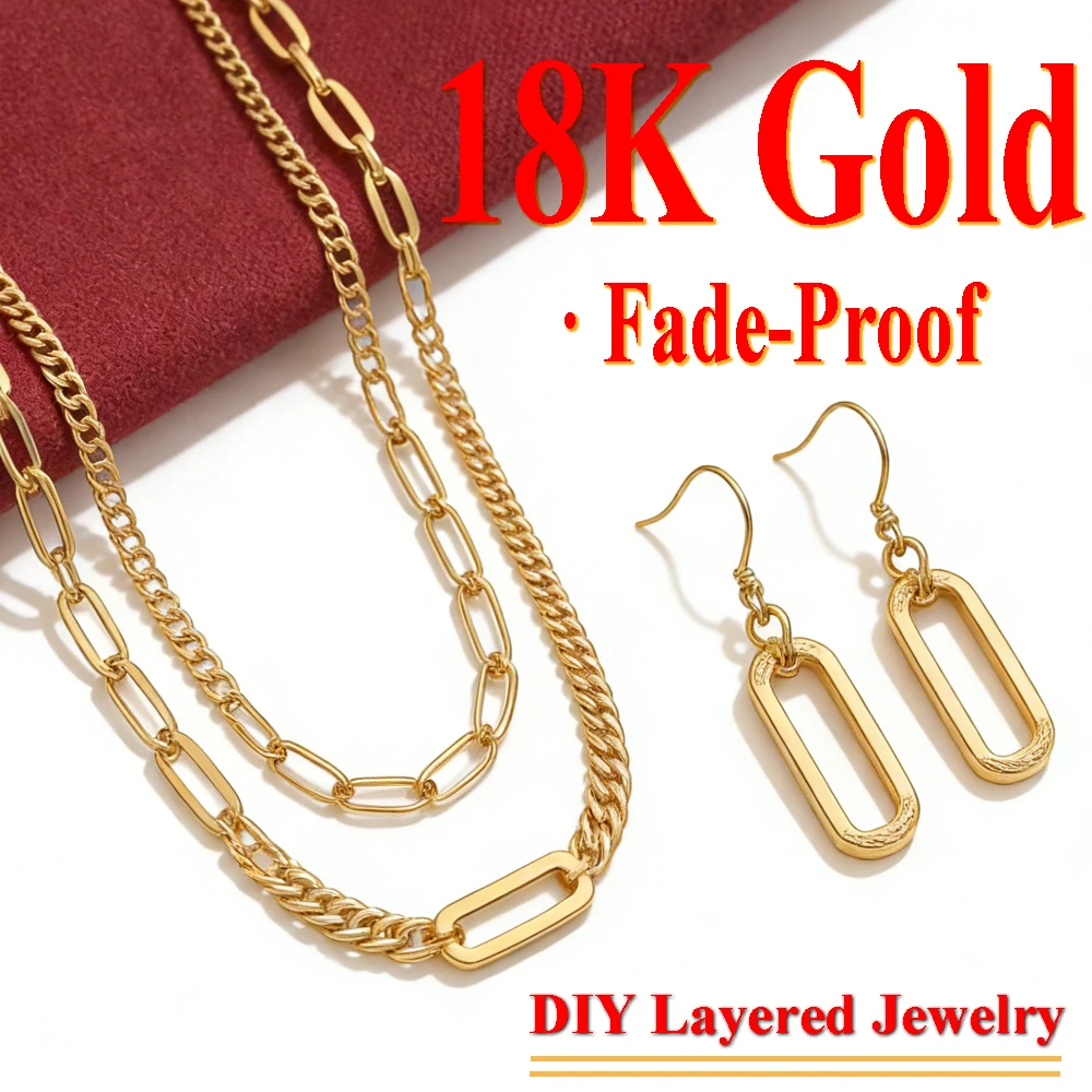 1 Meter Edelstahl Oval Link Kabel Ketten DIY Schmuck Machen Halskette Erkenntnisse Handwerk Armband Fußkettchen Körper Kette Großhandel – Detail 4
