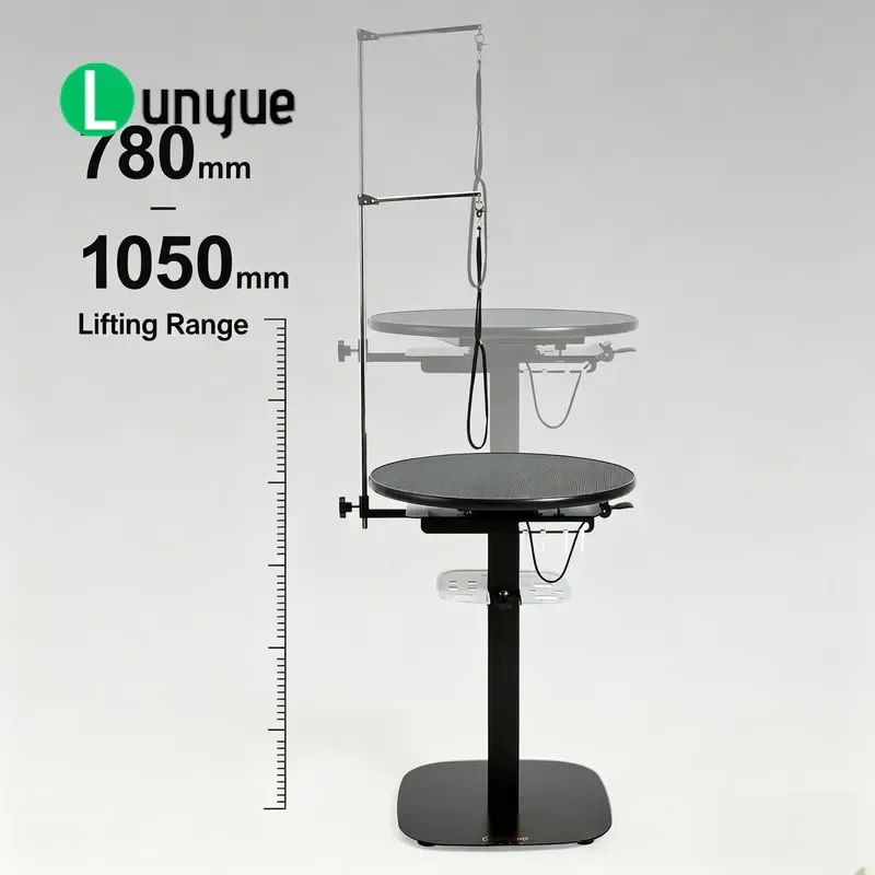 Vertical Pneumatic Height Adjustable Pet Grooming Station Professional Dog Cat Grooming Table Equipment for Home Use