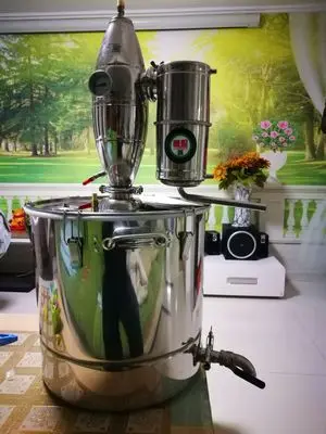 20L/30L/50L آلات تخمير صغيرة الفولاذ المقاوم للصدأ تحضير النبيذ تقطير المنزل تخمير النبيذ صنع برواري