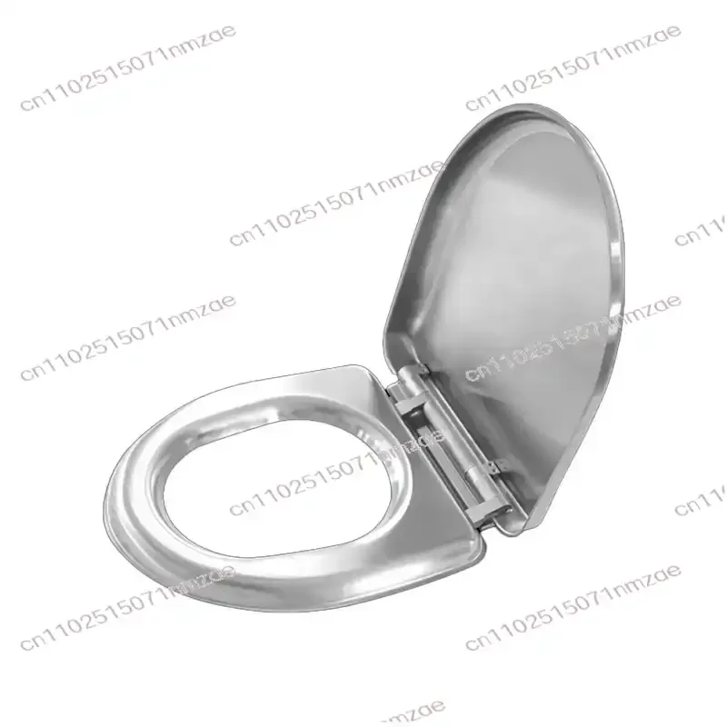 A standard 304 stainless steel toilet seat covers the bathroom 400X350X35mm