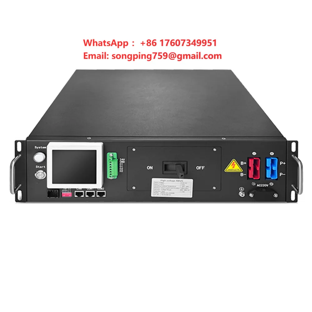 High Voltage Battery Management System 3U for Model RBMS-S23-125A-240 OEM for Solar Energy Storage BESS