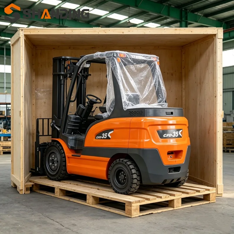 3.5 Ton Electric Forklift Truck 3m Lift 4X4 Forklifts Truck Warehouse/Factory Narrow Channel Operation Customizable Mini Forklif
