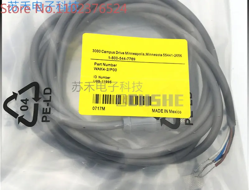 5 pieces WAK3-2/P00, WWAK4-5/P00, RKC4.4T-5/TEL sensor connection wire WKC4.4T-10