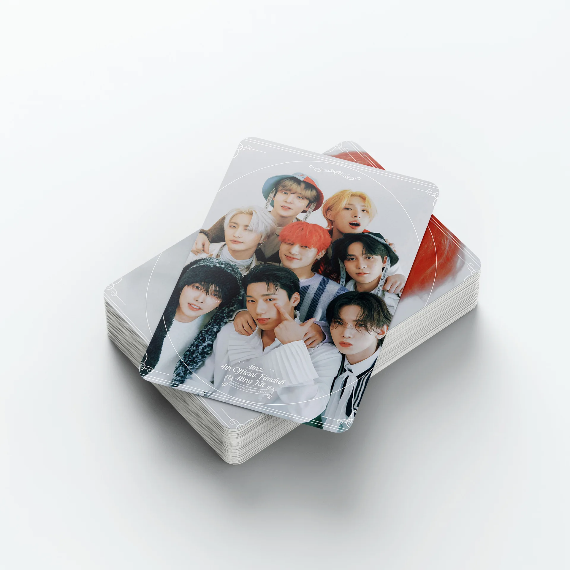 55pcs Kpop Ateez Lomo Cards Photocard THE WORLD EP2:OUTLAW Album Photo Print Cards Set Fans Collection