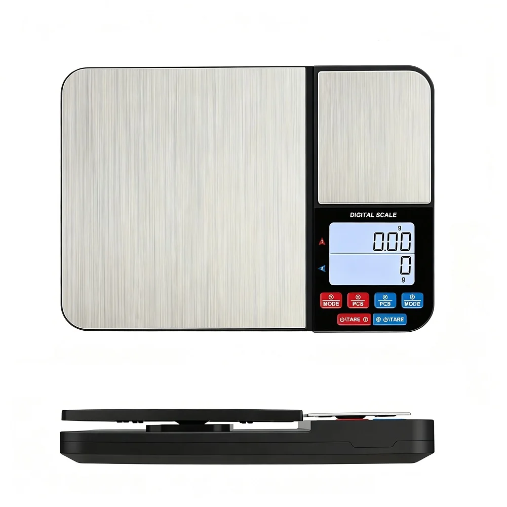 Dual Platform Kitchen Scale LCD Electronic USB Stainless Steel Cooking Baking Food Weight Tools For Kitchen