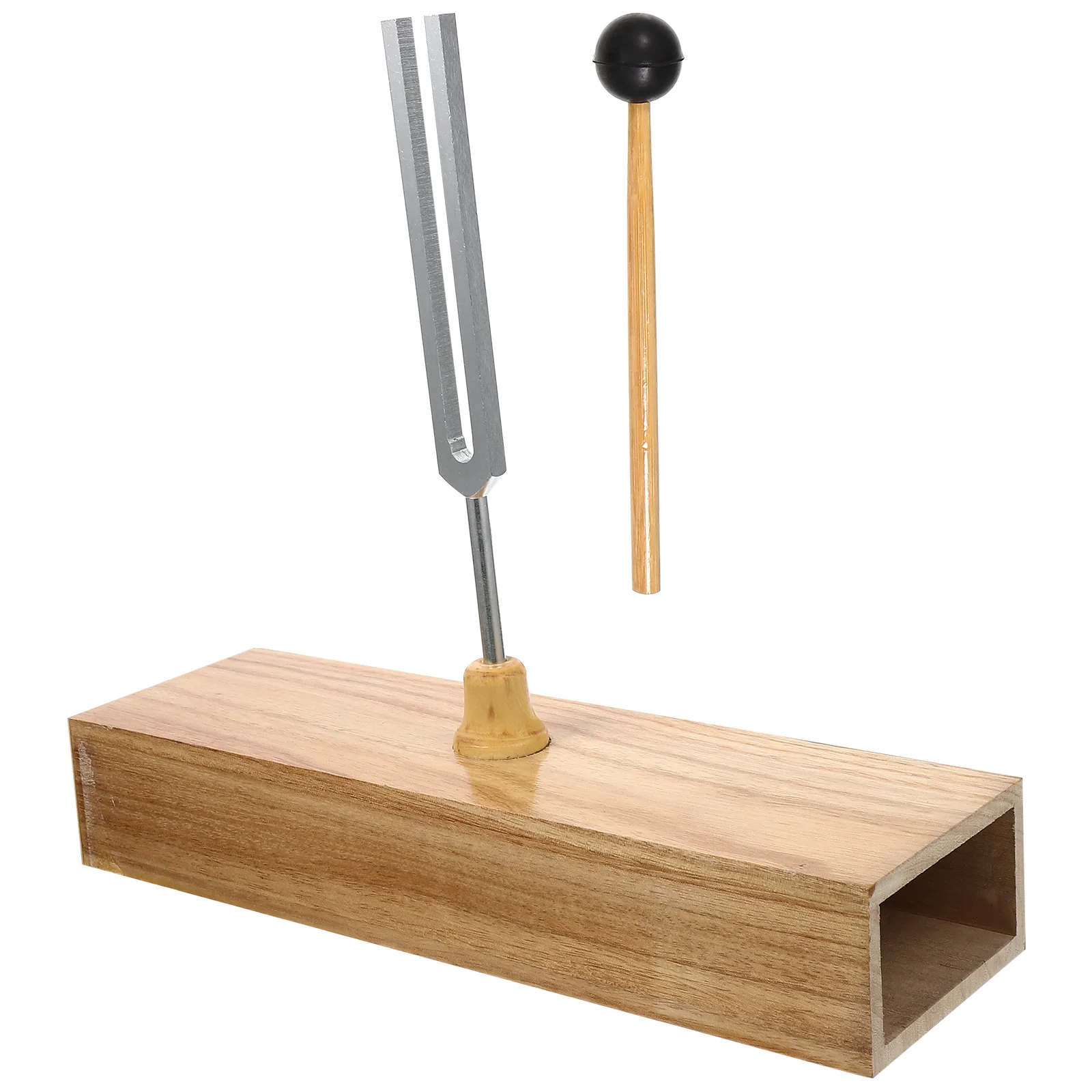 

1 set Resonance Tuning Forks Base Physics Experiment Tools Educational Science Lab Instrument Set for Teaching