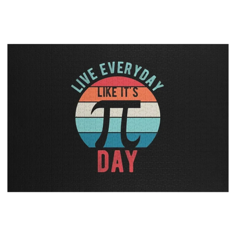 

Funny Pi Day Jigsaw Puzzle Custom Kids Toy Customs With Photo Puzzle
