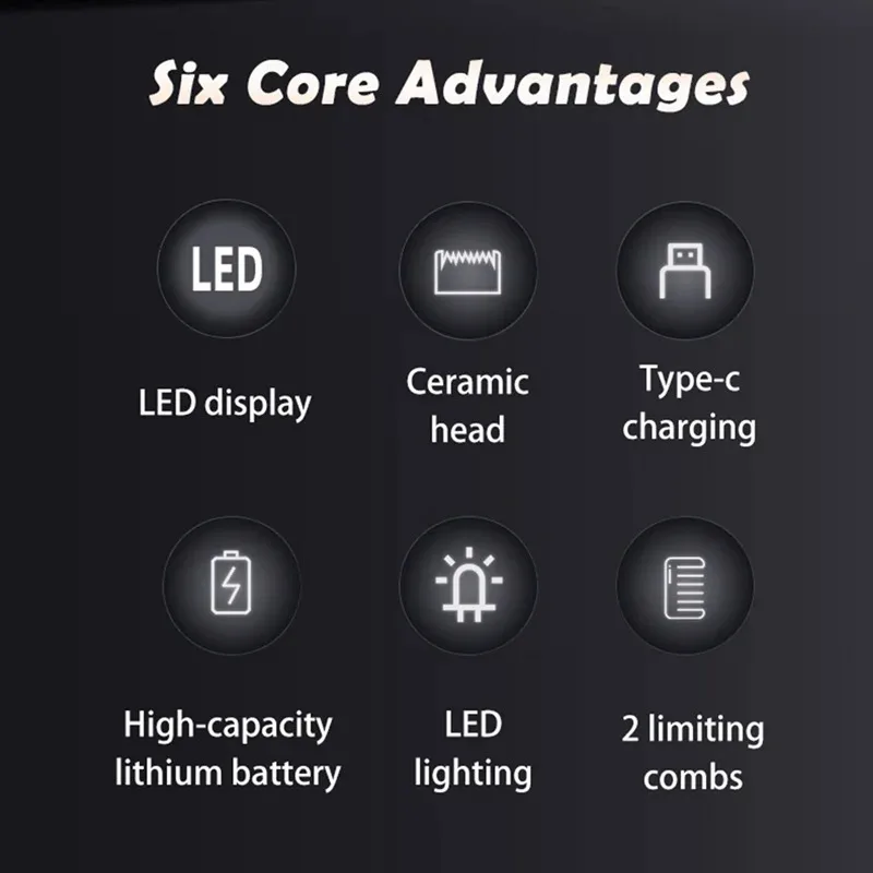 ماكينة تشذيب الجسم للرجال، ماكينة حلاقة كهربائية، ماكينة تشذيب شعر خاصة بشعر العانة وتحت الإبط، مجموعة أدوات العناية بالرجال بشفرة سيراميك