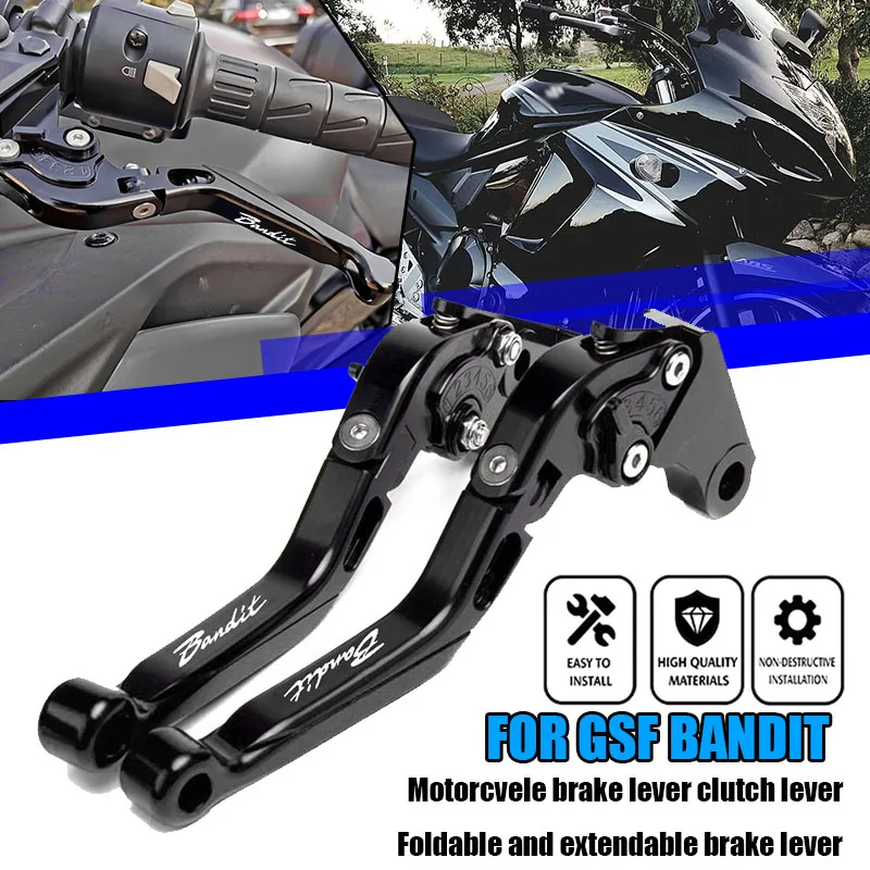 For Bandit 650S 650 S 15 GSF650 07 GSF1250 BANDIT 07-15 GSF 1200 BANDIT 01-06 Motorcycle Adjustable Folding Brake Clutch Levers