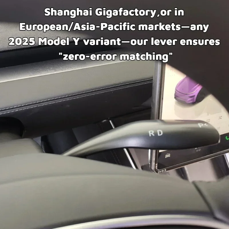 Physical Gear Lever For Tesla 2025 Model Y Gear Selector D R P Switch Autopilot Indicator Knob Y Accessories
