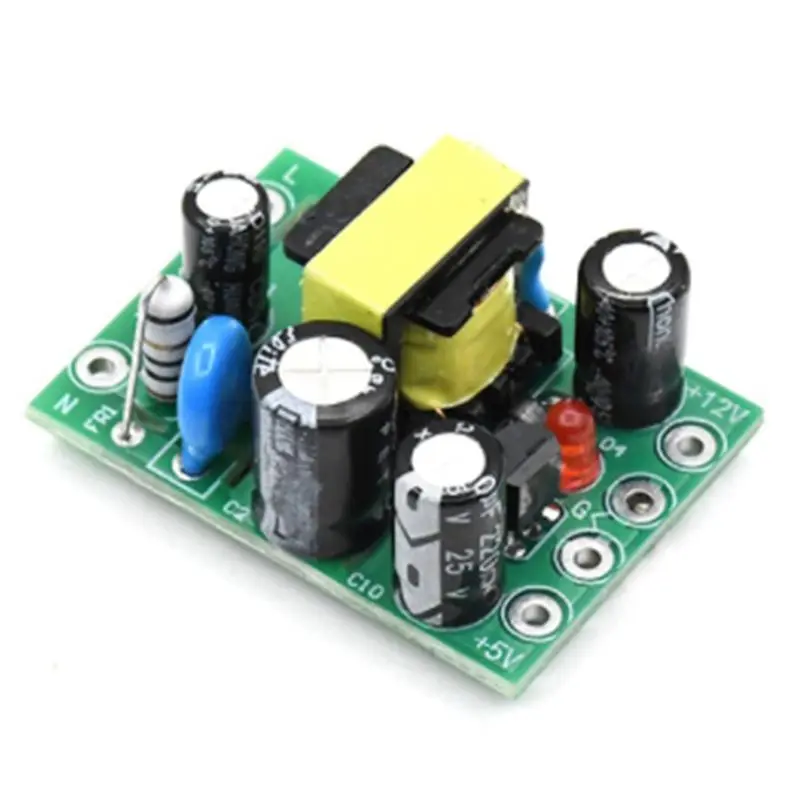 

5X Xh-M299 Switching Power Supply Module Ac-Dc Isolated Pcb Board Input 110-220V Output 12V0.5A + 5V