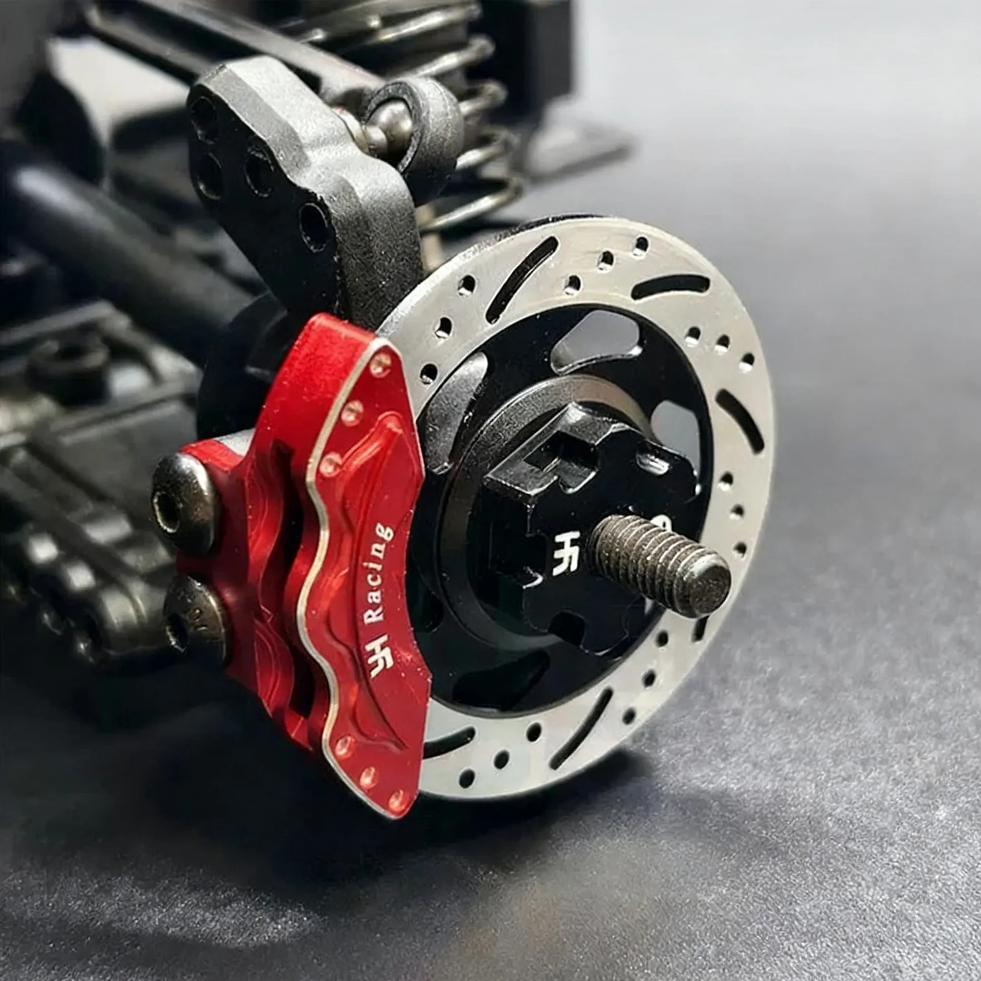 Kyosho FAZER D2 FZD2 GT86 1/10 RC Drift Car Metal Brake Disc Upgrade Accessory Aluminum Replacement Part for FZD2 Chassis