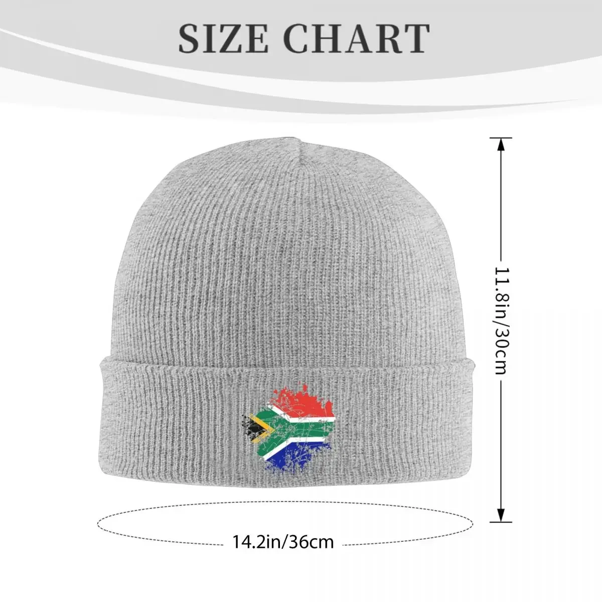 S-South Africa Beanie Hats african flag Skullies Beanies Outdoor Sport Elastic Men Women Caps Autumn Custom Fashion Bonnet Hats