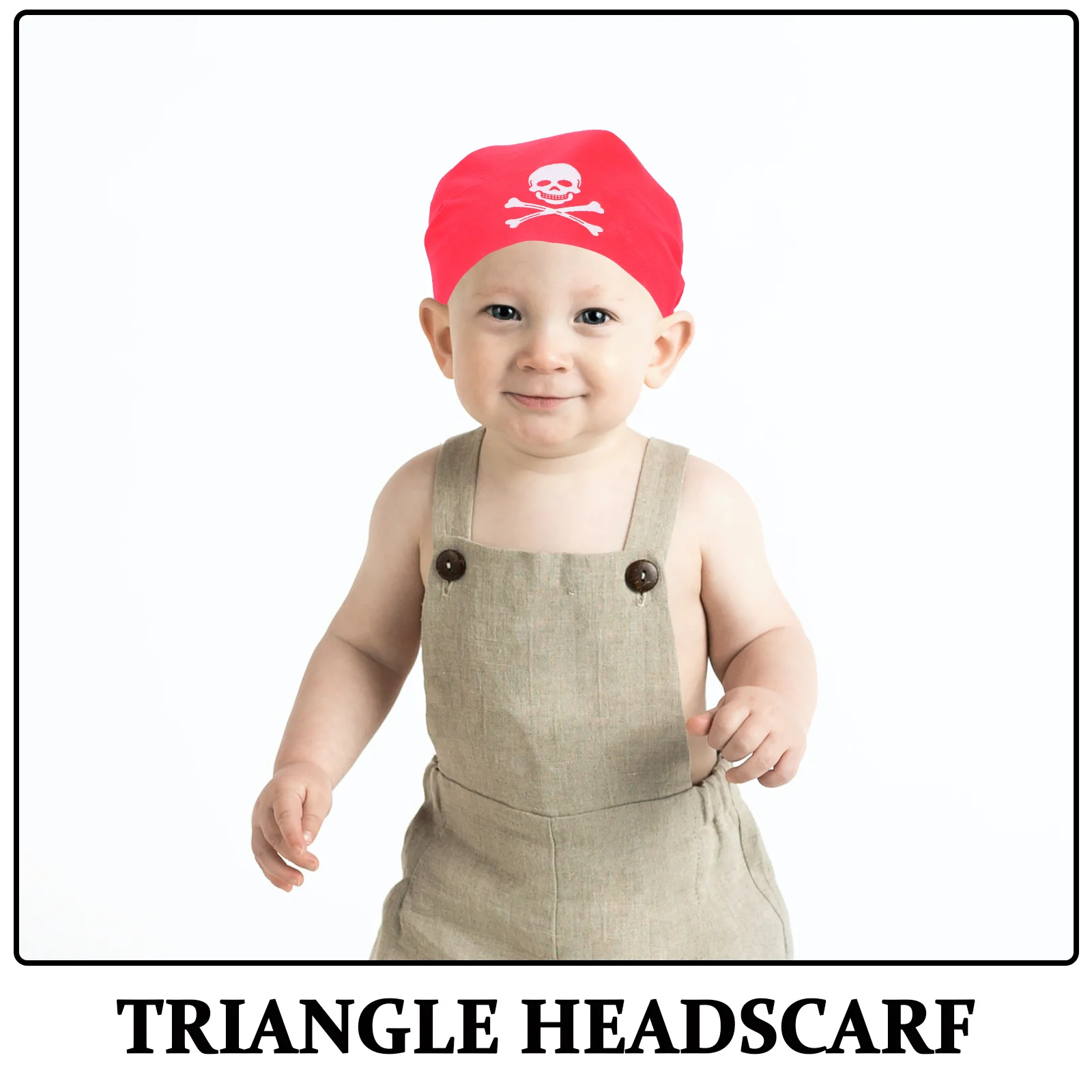 طقم حجاب قرصان مكون من قطعتين بتصميم واقعي ناعم لحفلات الهالوين وحفلات الكرنفال وإكسسوارات الأزياء للبالغين #5