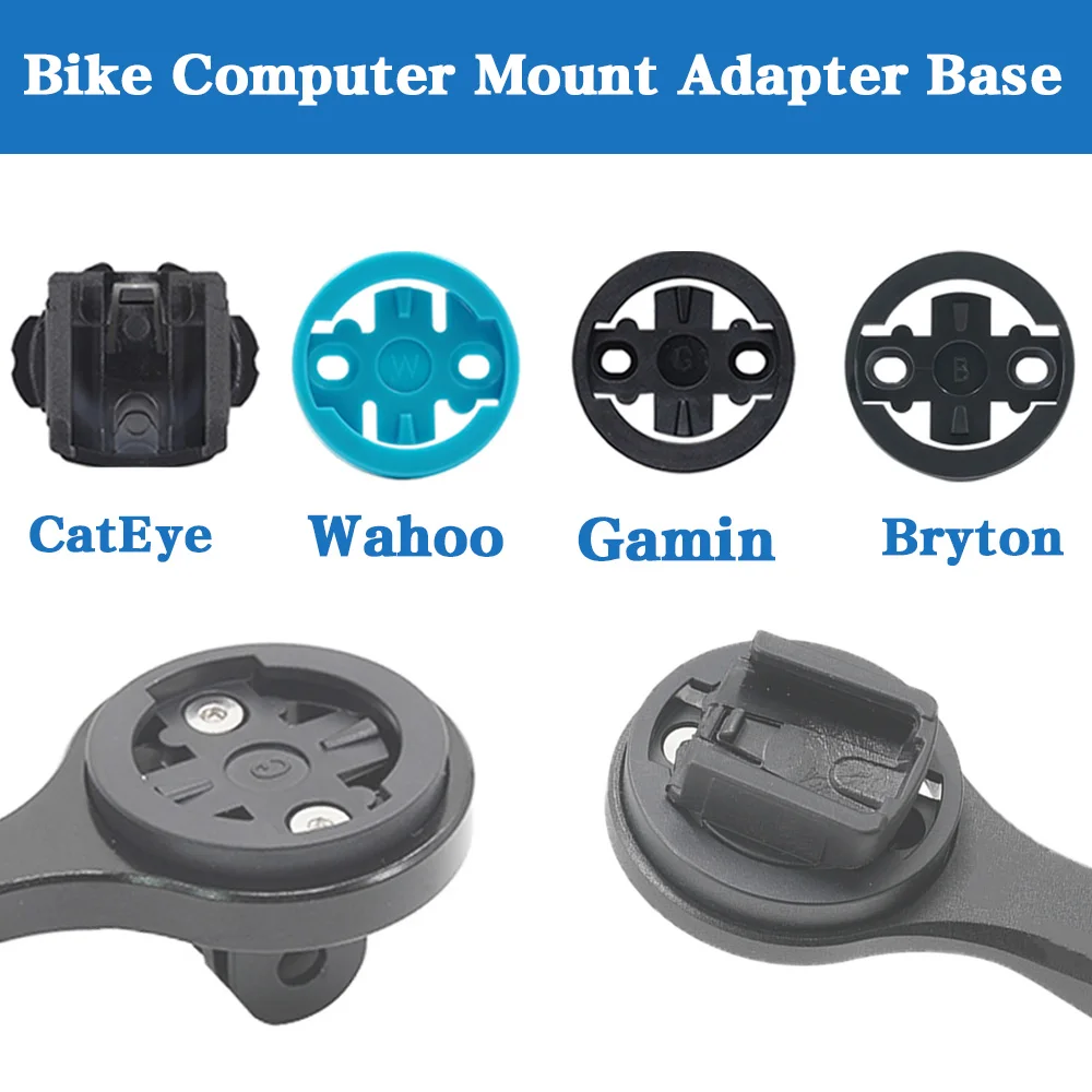 Bike Computer Mount Adapter Base Compatible with Garmin Wahoo Bryton Code Table Conversion Pad/Cycling Computer Holder Insert