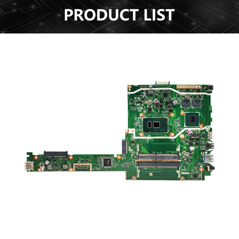 Placa-mãe para laptop para ASUS, Mainboard para ASUS A407UF F407U X407UF F407UB A407U F407UF, CPU I3 I5 I7-6th Geração, X407UB