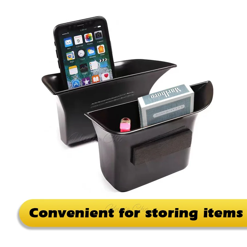 Storage Box for Jaguar XF X250 2008-2015 Front Door Side Insert Organizer Box Cars Accessories Interior Phone Card Placement