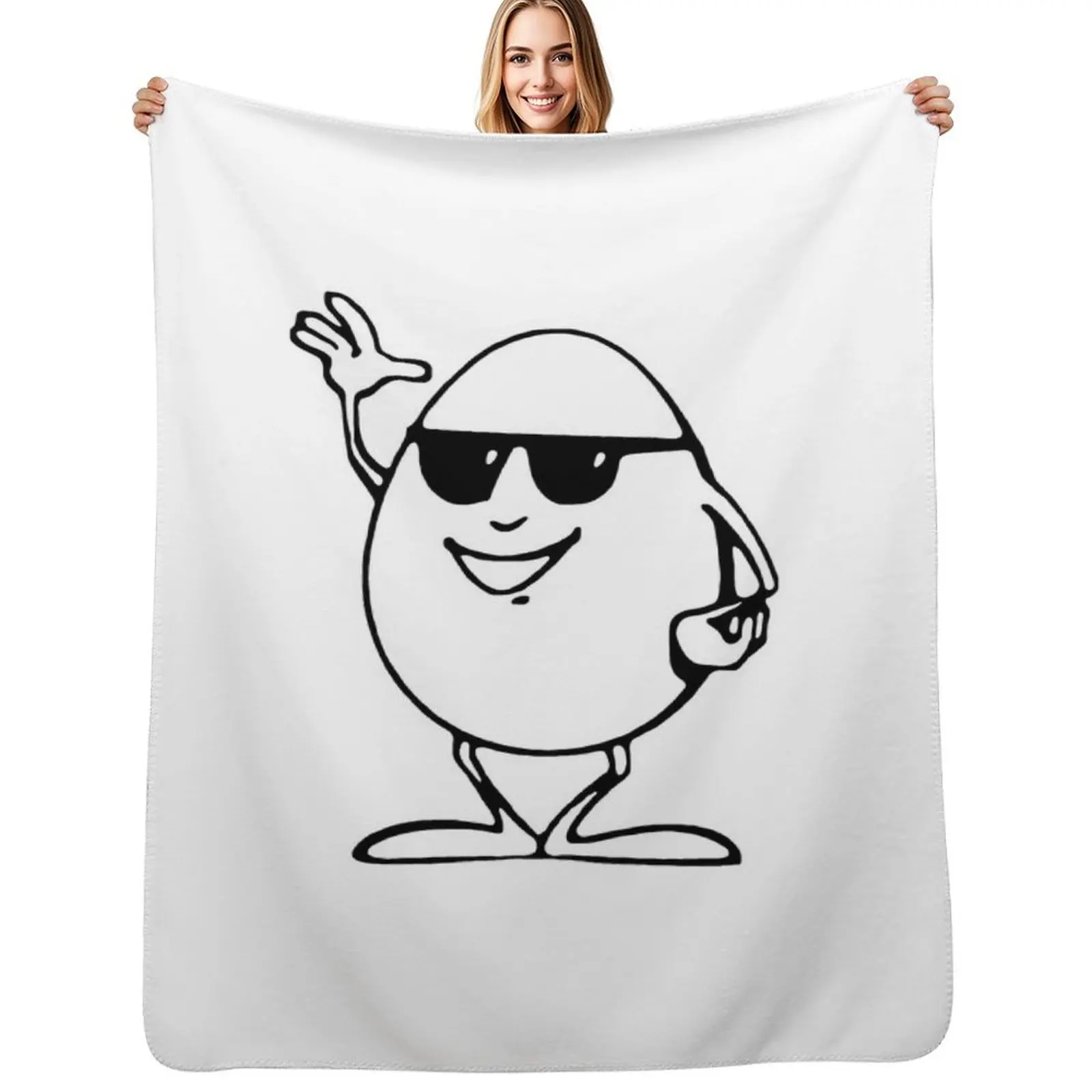 

Funny Little Fella Throw Blanket Lightweight Warm Blanket for Travel Camping