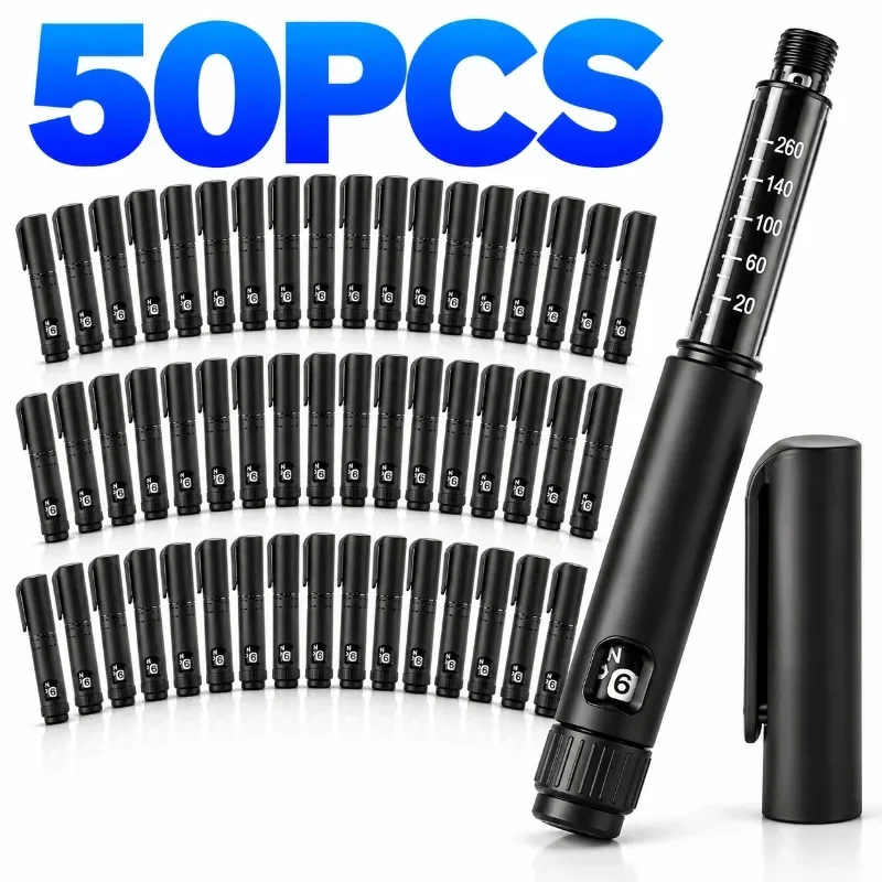 10-50pcs Magic Pen 3ml Disposable Injection Pen Portable Colorful Peptide Pen Self-Injector Pen 60U Suitable for Tattoo Tool