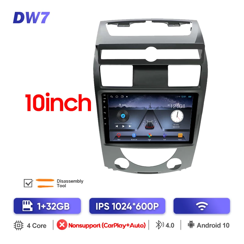 Autoradio GPS Bluetooth pour SsangYong Rexton Y250 II 2 2006 - 2012 CarPlay Android Auto Radio Stéréo Navigation Écran Tactile - Auto Autoradio GPS Bluetooth pour SsangYong Rexton Y250 II 2 2006 - 2012 CarPlay Android Auto Radio Stéréo Navigation Écran Tactile - Auto